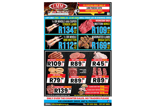 Longbury Meat Market quarter page advert